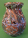 Petit Vase Gerbino Typique, En Céramique "mosaïquée", à Dominante Verte - Vallauris (FRA)