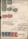 POLAND 1934 COURT FEE DOCUMENT WITH 3 X 2.50 + 2 X 80GR COURT DELIVERY BF#14, 12 + 8 X 5ZL + 2 X 1ZL COURT REVENUES - Revenue Stamps