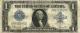 USA UNITED STATES $1 SILVER CERTIFICATE BLUE SEAL SERIES 1923 F P342 READ DESCRIPTION CAREFULLY !!! - Certificats D'Argent (1878-1923)