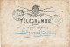 860/21 - Enveloppe De TELEGRAMME BRUGES 1886 - Cachets Postal Et Télégraphique - Timbres Télégraphes [TG]