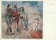 GERMANY 1971- ART POSTCARD: PABLO PICASSO: GAUKLERFAMILIE – JUGGLERS FAMILY – FAMILIA MALABARISTAS   ADDR TO SWITZERLAND - Picasso