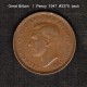 GREAT BRITAIN    1  PENNY   1947  (KM # 845) - D. 1 Penny