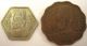 LOT OF 2 EGYPTIAN COINS: RARE 2 SILVER PIASTRES 1944 &amp; 10 MILLIEMES 1938 - Egypt