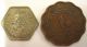 LOT OF 2 EGYPTIAN COINS: RARE 2 SILVER PIASTRES 1944 &amp; 10 MILLIEMES 1938 - Egypt