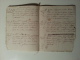 VILLERABLE ET HUISSEAU EN BEAUCE ( LOIR ET CHER )  PARTAGE DE TERRE  EN 1813 - Manuscrits