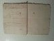 VILLERABLE ET HUISSEAU EN BEAUCE ( LOIR ET CHER )  PARTAGE DE TERRE  EN 1813 - Manuscrits