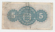 DENMARK 5 KRONER 1946 VF P 35c - Danemark