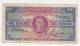 Malta 1 Shilling 1943 KGVI "F+" Banknote P 16 - Malta