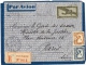 LBL23-  INDOCHINE EP ENV.  AERIENNE 66c + TPM RECOMMANDEE TOURANE / PARIS  15/10/1936 - Luftpost