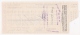 Assegno Bancario Emesso Il 21/11/1938 Dalla Cassa Di Risparmio Di Pisa - In Buone Condizioni. - Chèques & Chèques De Voyage