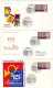 Lot 42 FDC Of Germany,post Motive.Stamps On Stamps,Stamp's Day,Bonn,Essen,Black Penny,Post Horn,Postman, - Kilowaar (max. 999 Zegels)