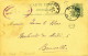 017/22 - Entier Postal Lion Couché FLOREFFE 1892 - Boite Rurale K - Origine SART ST LAURENT - Posta Rurale