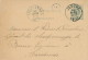 018/22 - Entier Postal Lion Couché JAUCHE 1887 - Boite Rurale W - Origine RAMILLIES - Rural Post