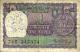 INDIA 1 RUPEE PURPLE COIN FRONT & OIL WELL COIN BACK DATED 1977 F+ P.77u SIGN40 LETTER NONE READ DESCRIPTION ! - Indien