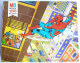 Puzzle MB 1977 - SUPER HEROS - SPIDER MAN - L'ARAIGNEE - 200 Pièces MARVEL Incomplet - Puzzles
