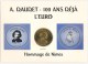 Médaille 20 Euros De Nîmes Alphonse Daudet 1840 - 1897  -  Neuve -  1998 - Euros De Las Ciudades