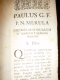 L66 HISTORIAE ROMANAE Petit Livre En Latin De 1742 - Old Books