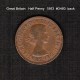 GREAT BRITAIN    1/2  PENNY   1963  (KM # 896) - C. 1/2 Penny