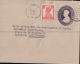 Entier Postal + Timbre 1949, India Postage, Bombay - Lausanne (5149) - Postcards