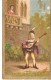 CHROMO - Personnage - Au Verso CALENDRIER 1882 De Juillet à Décembre - Otros & Sin Clasificación