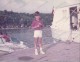 REAL PHOTO,boy In Shorts , On The Dock,  Garçon En Short ,sur &#8203;&#8203;le Quai, Vintage Old Photo ORIGINAL - Groupes D'enfants & Familles