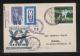 POLAND 1964 XVII GLIDER FLIGHT 20 YEARS MILITIA POLICE SERVICE TO NATION PHILATELIC EXPO FLOWN CARD T1C CINDERELLA - Planeurs