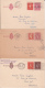 GB - 1953/56 - 3 CARTES ENTIER POSTAL De ROTHERHAM Pour PARIS - Material Postal