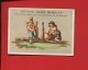 CHROMO CALENDRIER  COMPLET OFFERT  FILS VANDER SMISSEN FRERES 1882 JOUERS  JEU QUILLES BOULE  LITH ROMANET - Petit Format : ...-1900