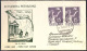 JUGOSLAVIA - YUGOSLAVIA - 10 Th Annivers. REPUBLIC - Dove Of Peace - Airmail To ITALIA  - FDC - 1955 - FDC