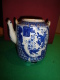 Delcampe - ANCIENT CHINESE TEA POT IN BLUE & WHITE DECORATION - Other & Unclassified