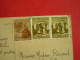 CPM  EGYPTE  LUXOR RAMSES II TEMPLE STATUE     VOYAGEE  TIMBRE / STAMP - Luxor