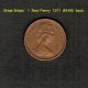 GREAT BRITAIN    1  NEW PENNY   1971  (KM # 915) - 1 Penny & 1 New Penny