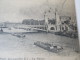 AK / Fotokarte (?) Paris VIIIe Aar. - Pont Alexandre III - La Seine 1904 Verlag C.A.D Paris Frachtschiffe - Ponti