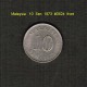 MALAYSIA    10  SEN  1973  (KM # 3) - Malaysie