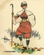 CPA ILLUSTRATEUR Albert GUILLAUME - L' ALPINISME ° Coll. Cartes Postales Belleville ** Montagne Mode SPORT FEMME - Guillaume