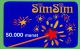 Azerbaijan GSM Prepaid - Azercell SIMSIM 50000 Manat /like UNC / - Azerbaïjan