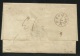 1821 - Entire Letter - France Bordeaux To London - Paris Transit Cancel - 1801-1848: Precursors XIX