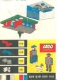 LEGO SYSTEM - Plan Notice 518 - 519 - 520 - 521 (Pad. Pend S 152). - Piantine