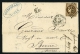 France 1872 Lettre Affr.30 C. Type Bordeaux Oblit. RARE Ambulant "CT1+GARE DE NIMES"(Gard)> Bern Suisse (cover) - 1849-1876: Periodo Classico