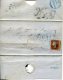 (300) GB Stamp On Cover - 24-06-1849 - 1d Red From Black Plate - With Extra Wide Right Margin - Unclassified