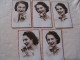 LOT DE 5 CARTES JEUNE FEMME... - Femmes