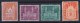 Schweiz 1963  Zu #  391 RM -394 RM Baudenkmäler Satz Rollenmarken ** Postfrisch - Coil Stamps