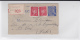 1941 - CARTE-LETTRE ENTIER RECOMMANDEE TYPE MERCURE + COMPLEMENT PETAIN RARE AVEC CIRCUIT POSTAL De LE ROUGET (CANTAL) - Cartes-lettres