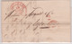 SUISSE - 1846 - LETTRE De CORTAILLOD Pour LYON Avec ENTREE NEUFCHATEL Par PONTARLIER 2 - ...-1845 Vorphilatelie
