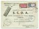 1940 Lettre Du Togo Censurée, Taxée 13F80 à Casablanca, Maroc. - Timbres-taxe