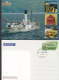 Norway Postal Stationery Ganzsache Entier Postkort 1-2 Porto Betalt Taxe Percue Skibladner MJØSA 2003 (2 Scans) - Postal Stationery