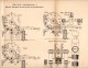 Original Patentschrift - Gebr. Clad In Reichenbach I.V., 1892 , Maschine Zum Riffeln , Spinnmaschine , Spinnerei !!! - Maschinen