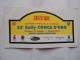 X AUTOMOBILISMO TABELLA CM. 22 X 40  23 RALLY CONCA D'ORO 2003 ADESIVA SERVIZIO RADIO CORLEONE - Car Racing - F1