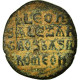 Monnaie, Leo VI The Wise 886-912, Follis, Constantinople, TB+, Cuivre - Bizantine