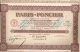 PARIS FONCIER - ACTION DE CENT FRANCS AU PORTEUR - PARIS AOÛT 1927 - P - R